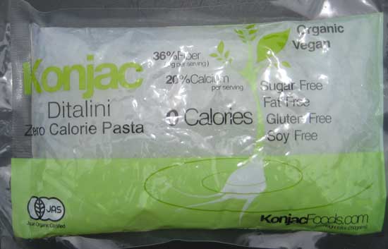 Konjac Ditalini Pasta Front Package